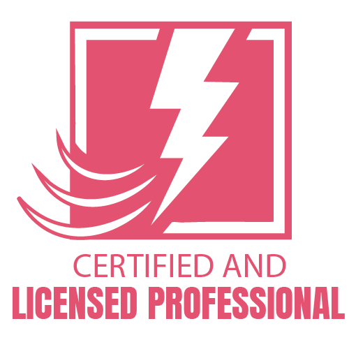 Certified Licensed and Professional badge